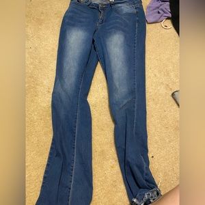 High waisted bootcut jeans